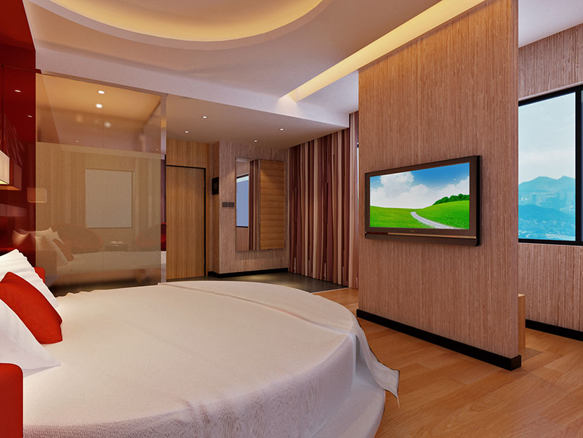 尚客优-圆床房装修效果